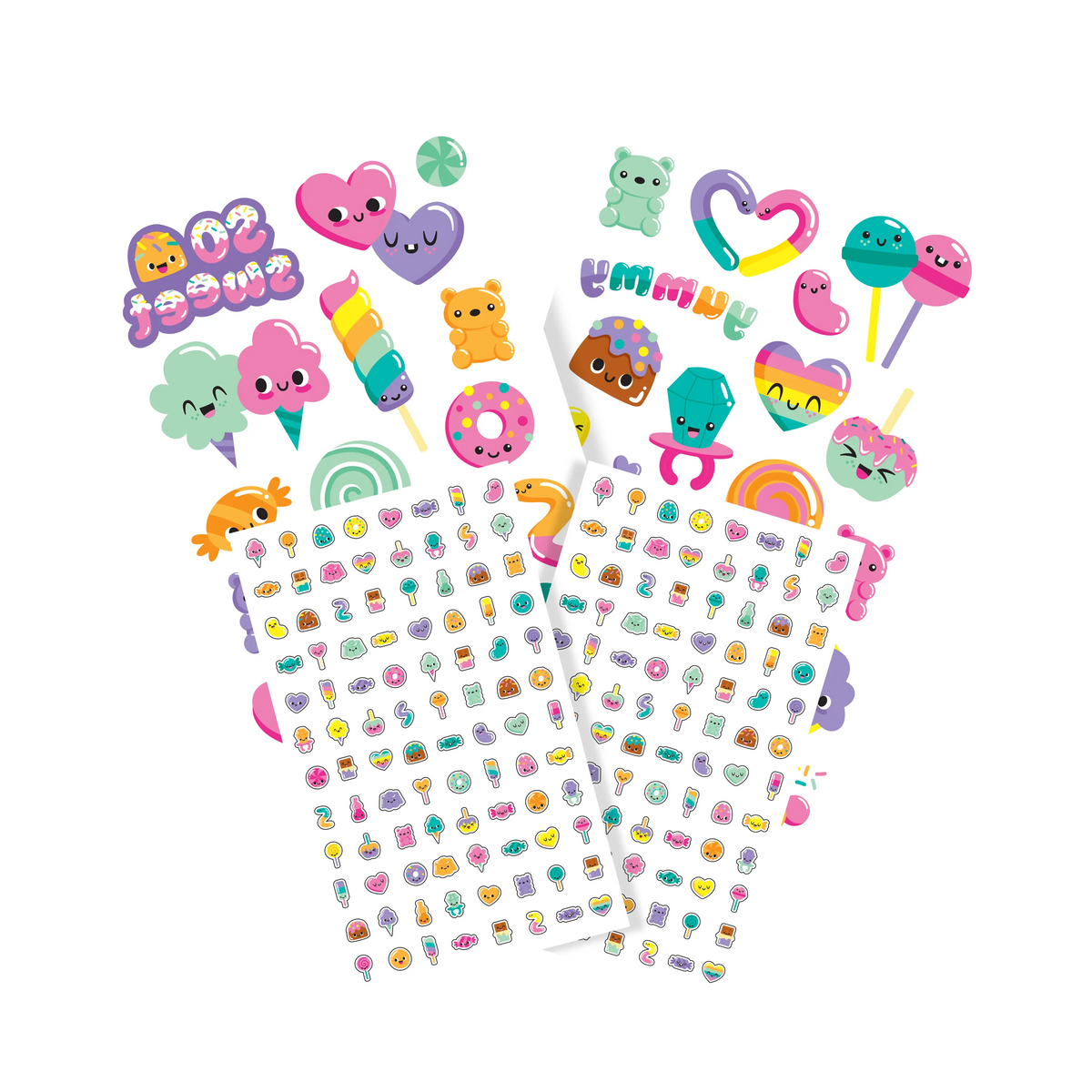 Tattoo-Palooza Temporary Tattoos & Nail Stickers – Sweet Shop – 225+