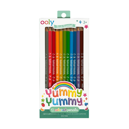 Yummy Yummy Fruit Scented Colored Pencils – Set of 12