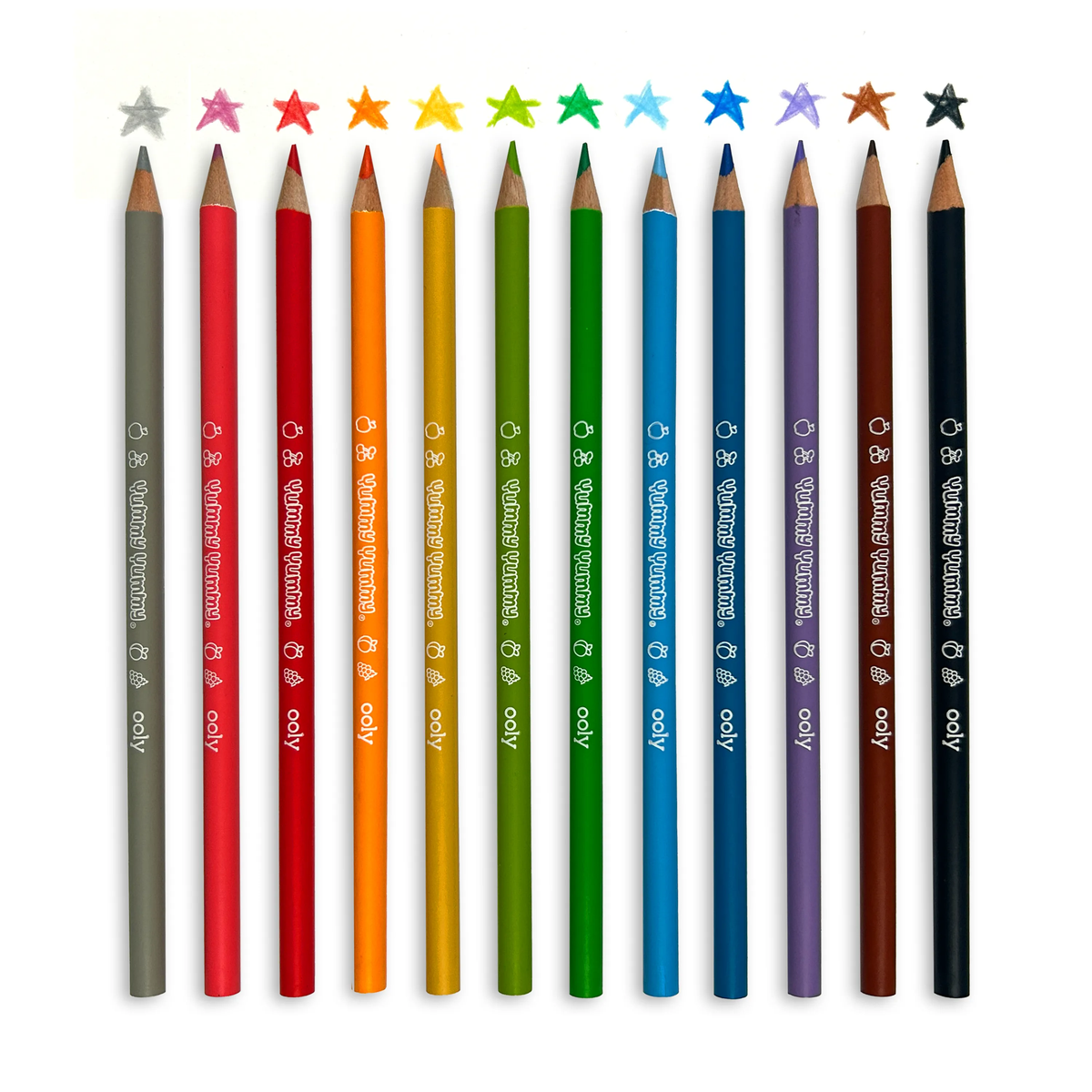 Yummy Yummy Fruit Scented Colored Pencils – Set of 12