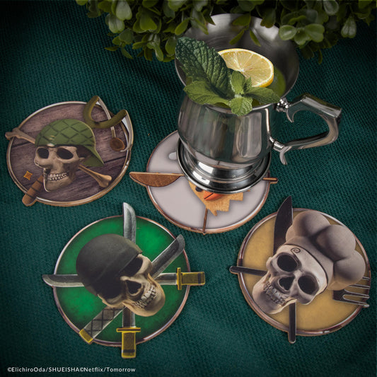 Set of 4 One Piece Characters Coasters Series 2