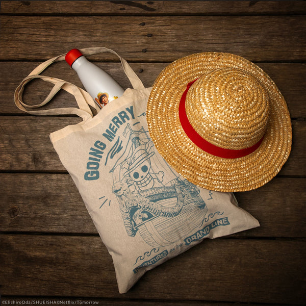 Straw Hat Crew Cotton Tote Bag