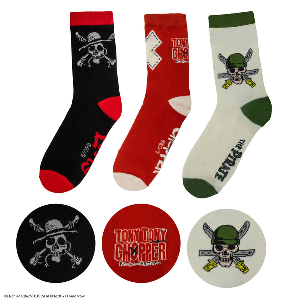 Set of 3 Pairs of One Piece Socks