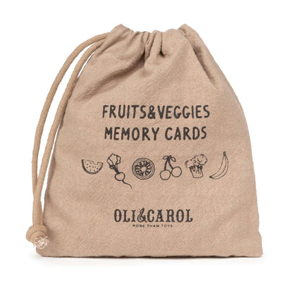 Fruits&Veggies Memory Game Cards