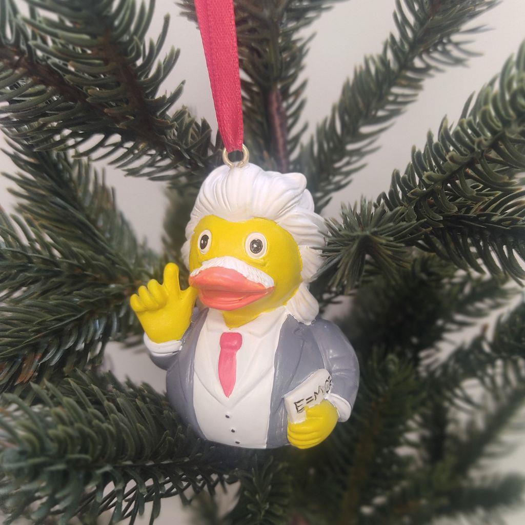Hangende decoratie: Albert Einstein-eend