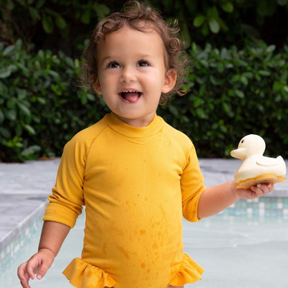 Canard Squeeze'n'Splash – Jouet de bain – HEVEA