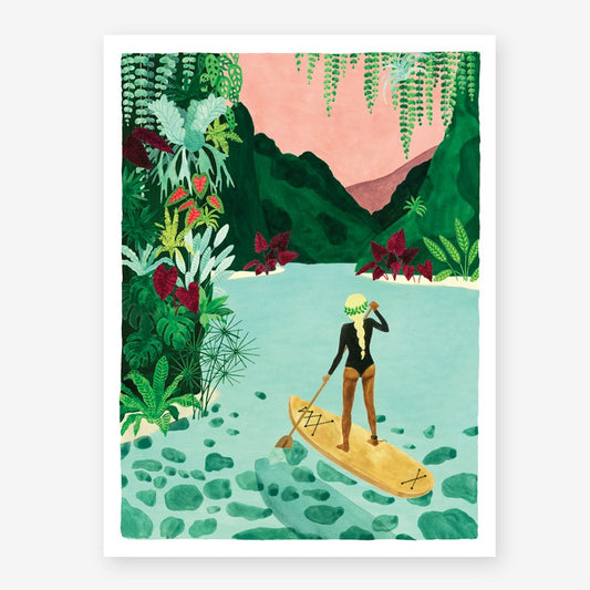 Paddle Girl - Poster