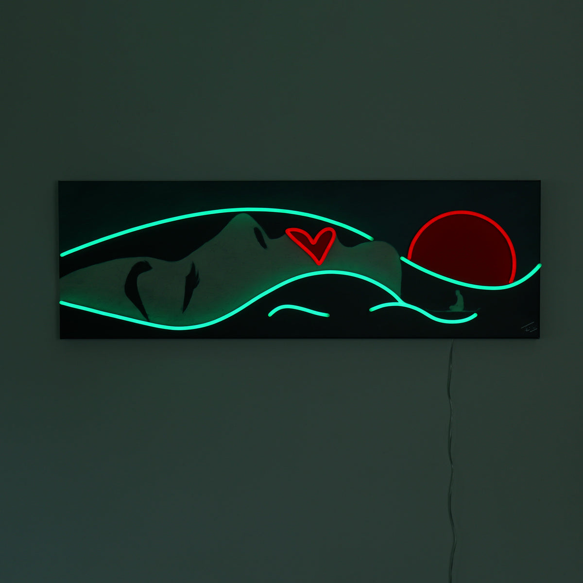 Face Landscape - Wall Painting (LED Neon)