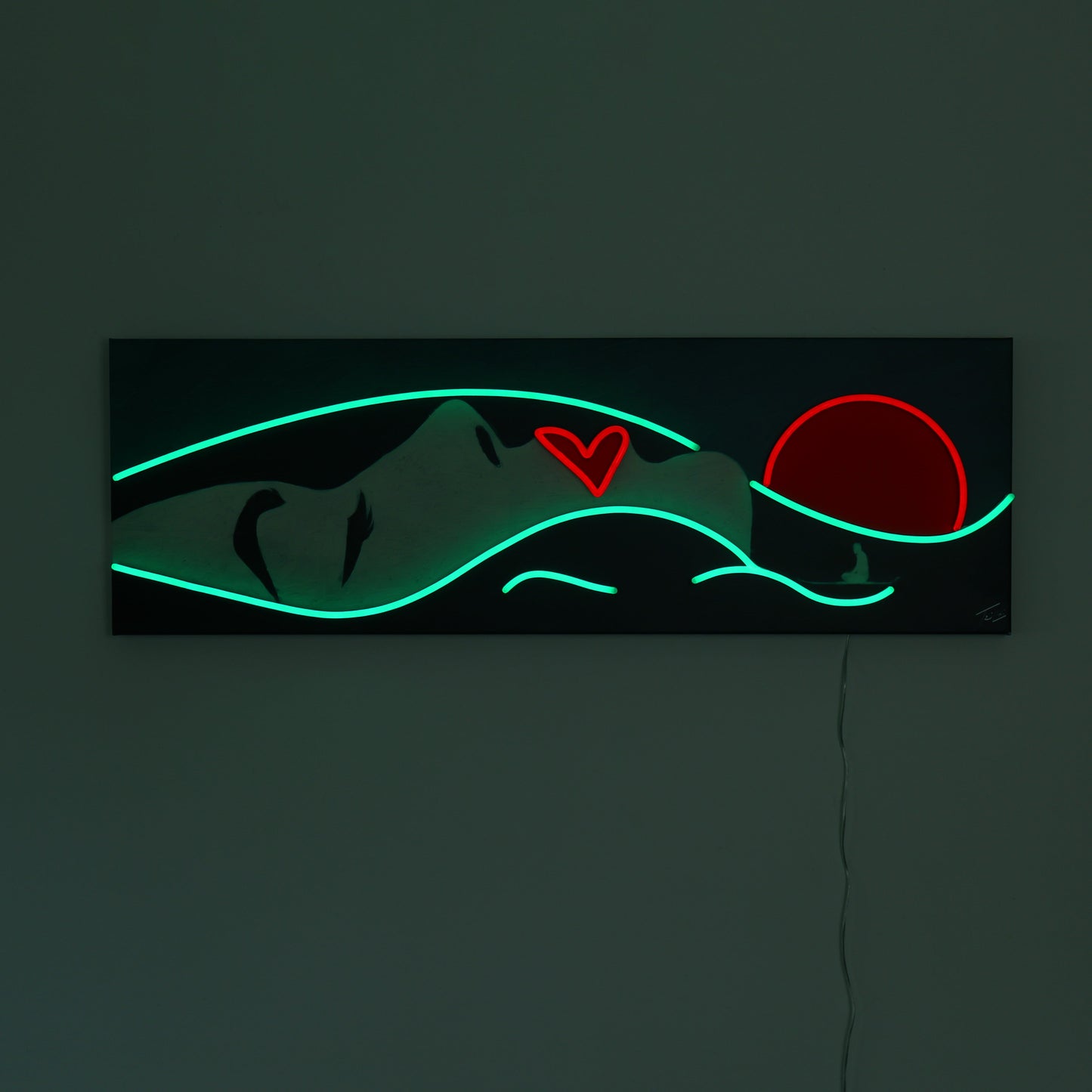 Face Landscape - Wall Painting (LED Neon)