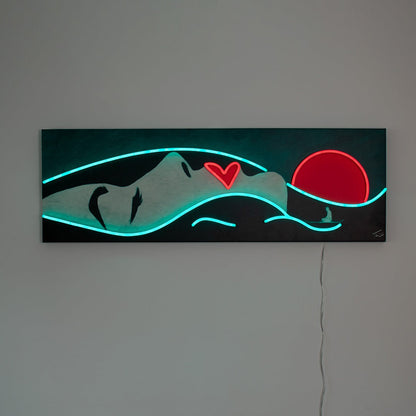 Face Landscape - Wall Painting (LED Neon)