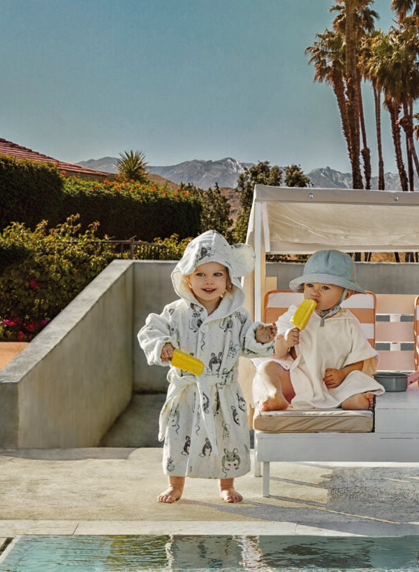 Badeponcho Vanilla White