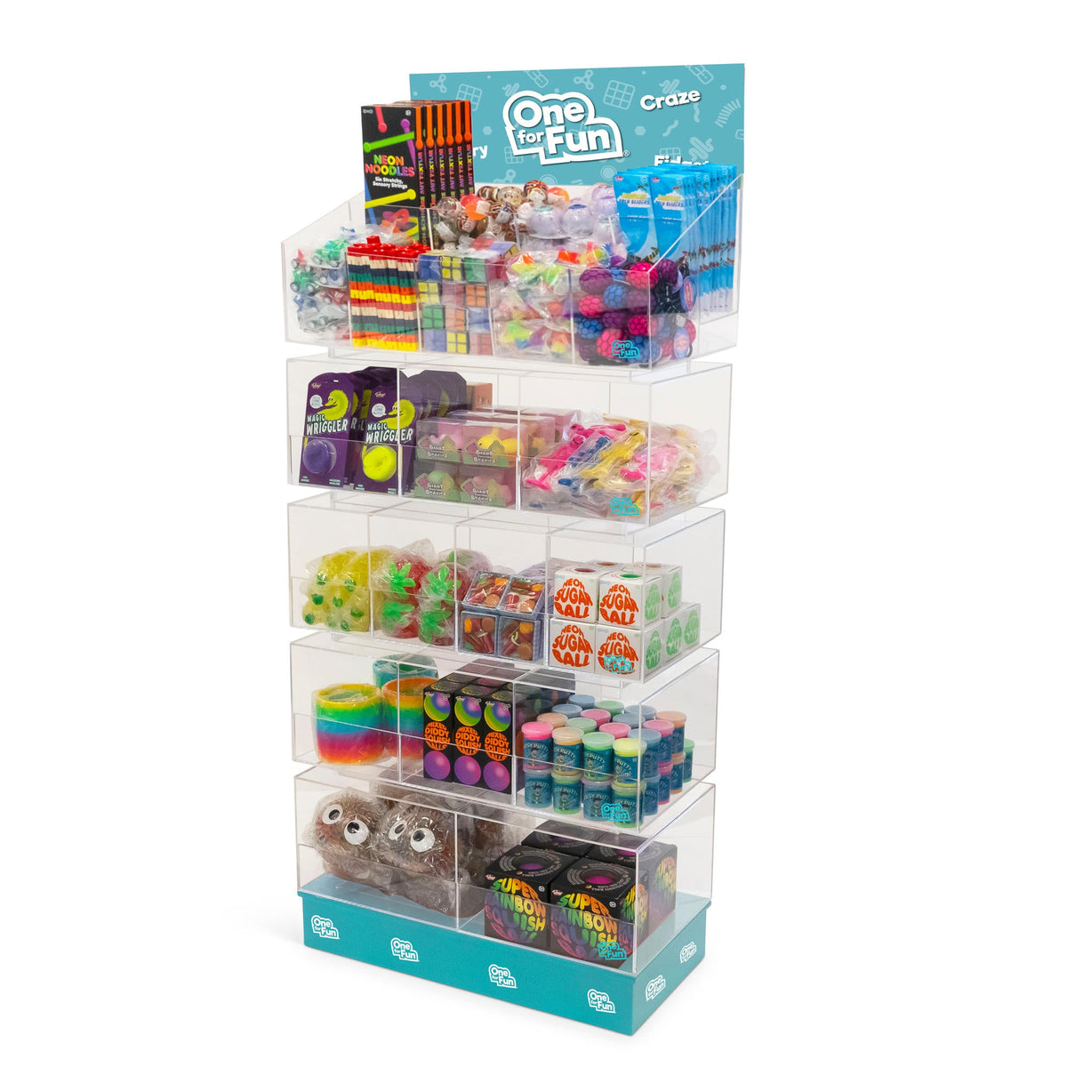DISPLAY UNIT 21 CUBES ONE FOR FUN – LOW PRICES