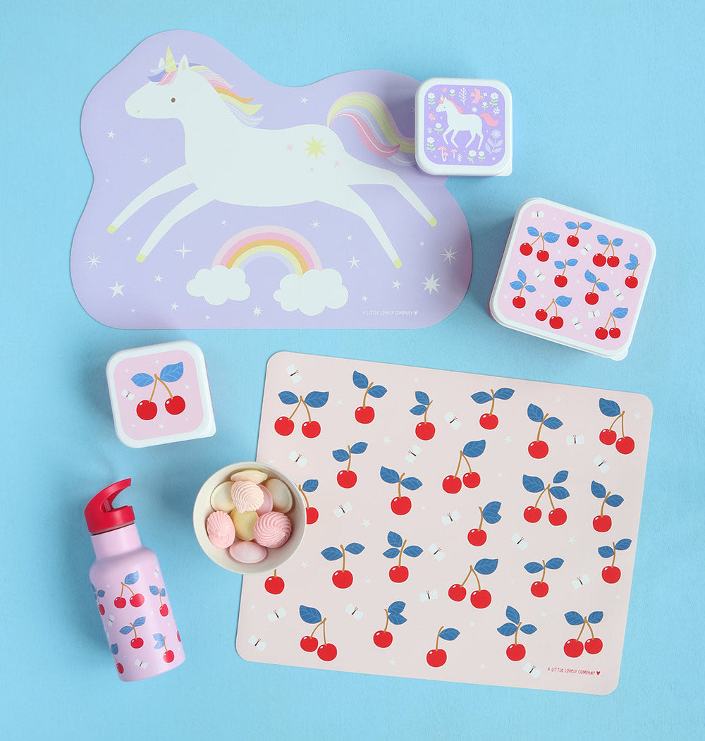 Set de table enfant - Licorne bondissante