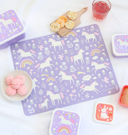 Set de table enfant - Unicorn Dreams – vue 4 – A Little Lovely Company