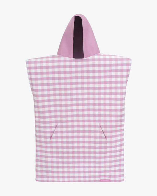 Children's Microfiber Beach Poncho – CHERRY
