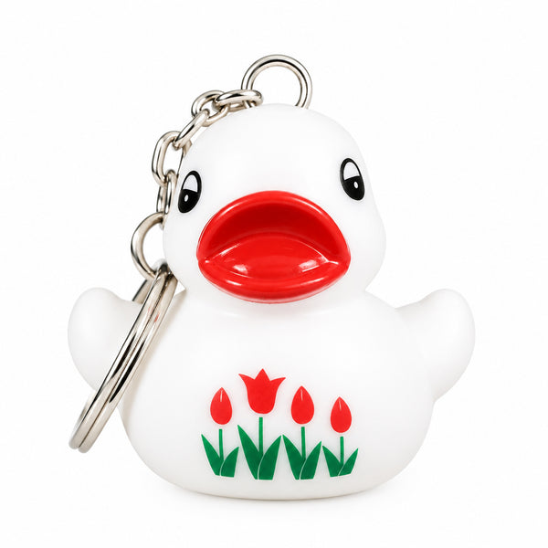 Porte-clés Canard Tulipes - Dutch Ducky