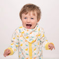 Babyslabbetje in bandana-stijl met kleine eendjes