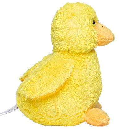 Gele pluche eend