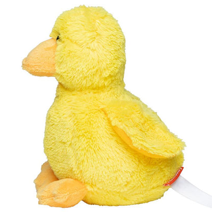 Gele pluche eend