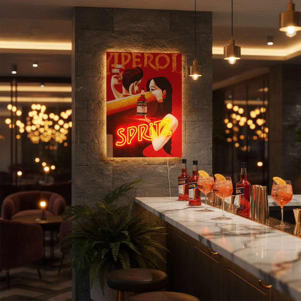 Small wall paint (LED neon) - Spritz