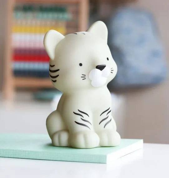 Small white tiger night light
