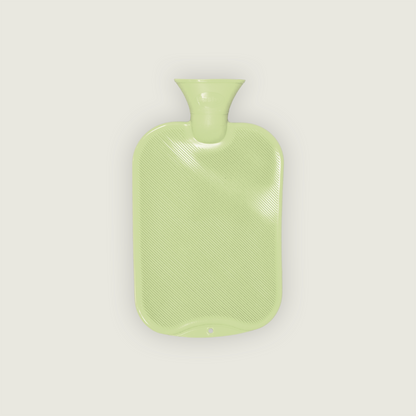 Bouillotte à eau nue thermoplastique Fashy 2 L – tons pastel