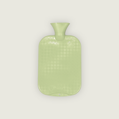 Bouillotte à eau nue thermoplastique Fashy 2 L – tons pastel