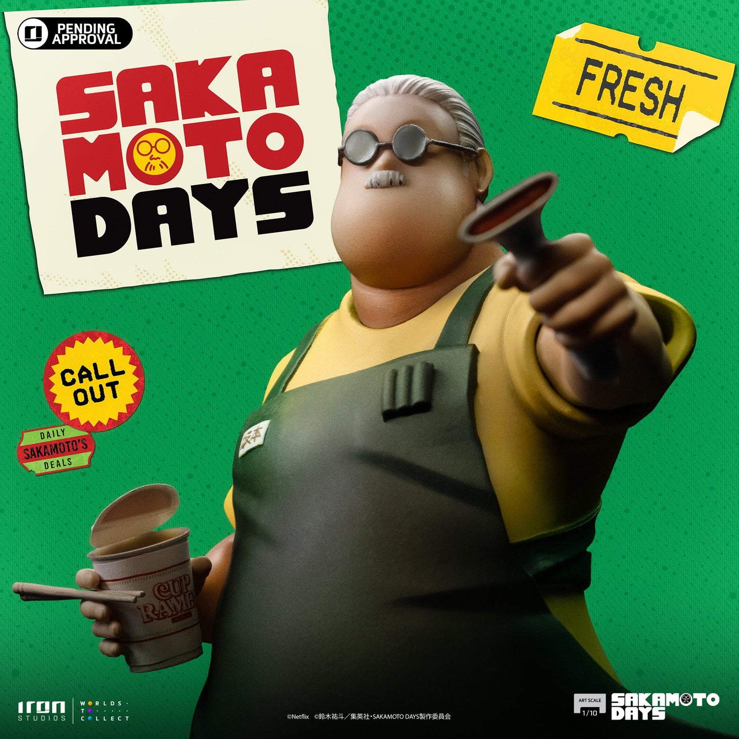 Pre-Order - Taro Sakamoto Statue - Sakamoto Days - Art Scale 1/10 - Iron Studios