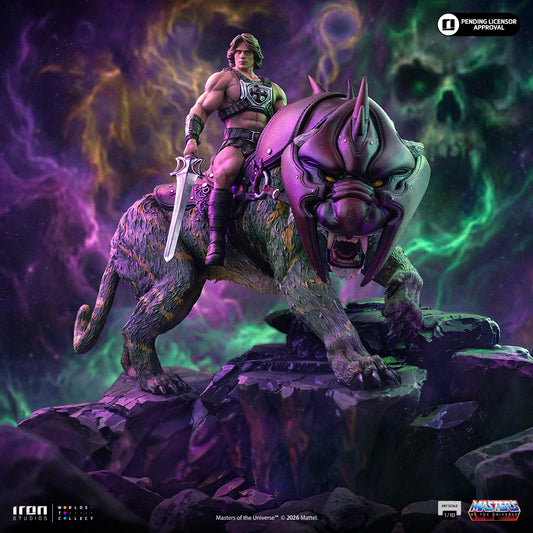 Pre-Order - He-Man and Battle Cat Statue - Masters of the Universe Movie - Deluxe Art Scale 1/10 - Iron Studios
