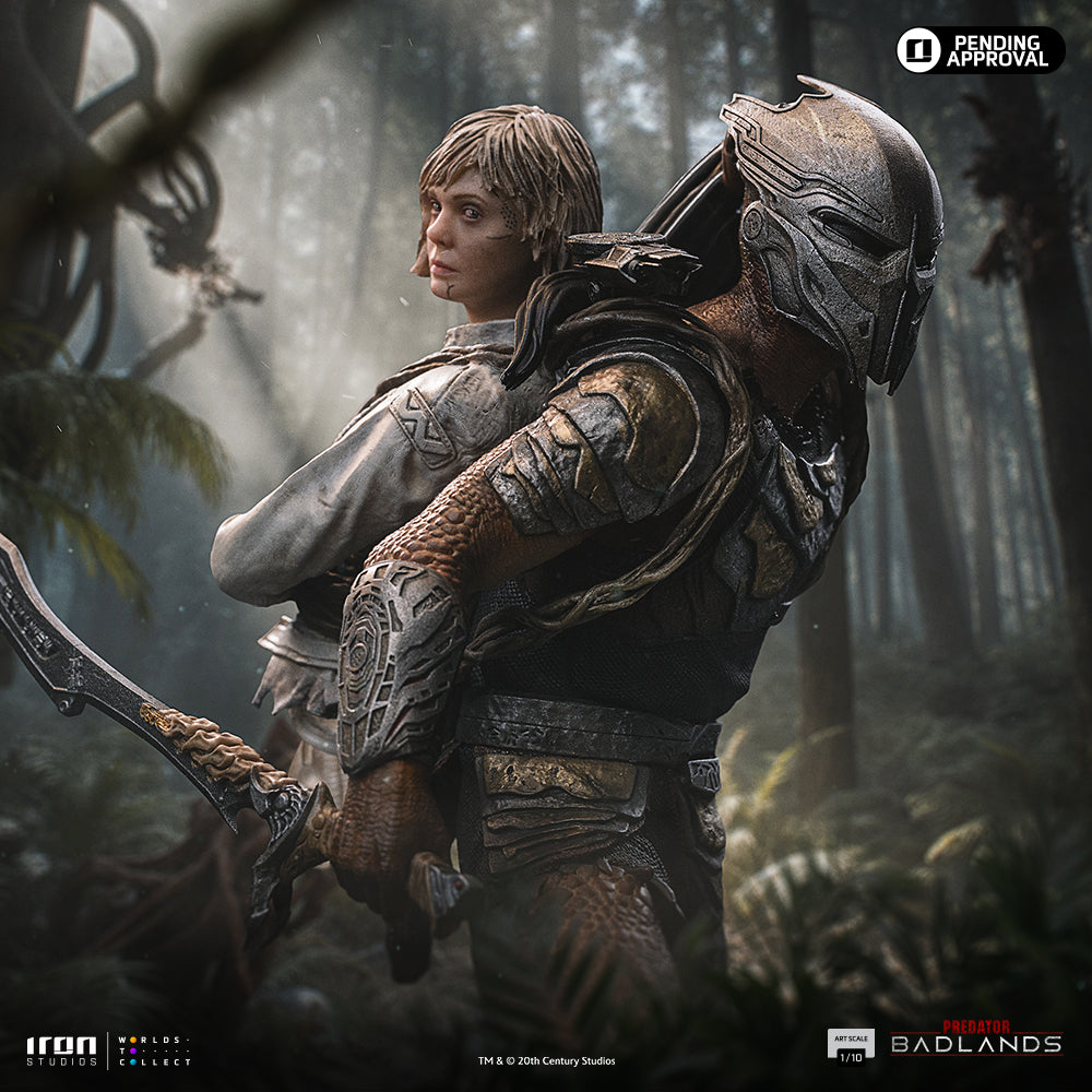 Pre-Order - Predator Dek & Thia Statue - Predator: Badlands - Art Scale 1/10 - Iron Studios