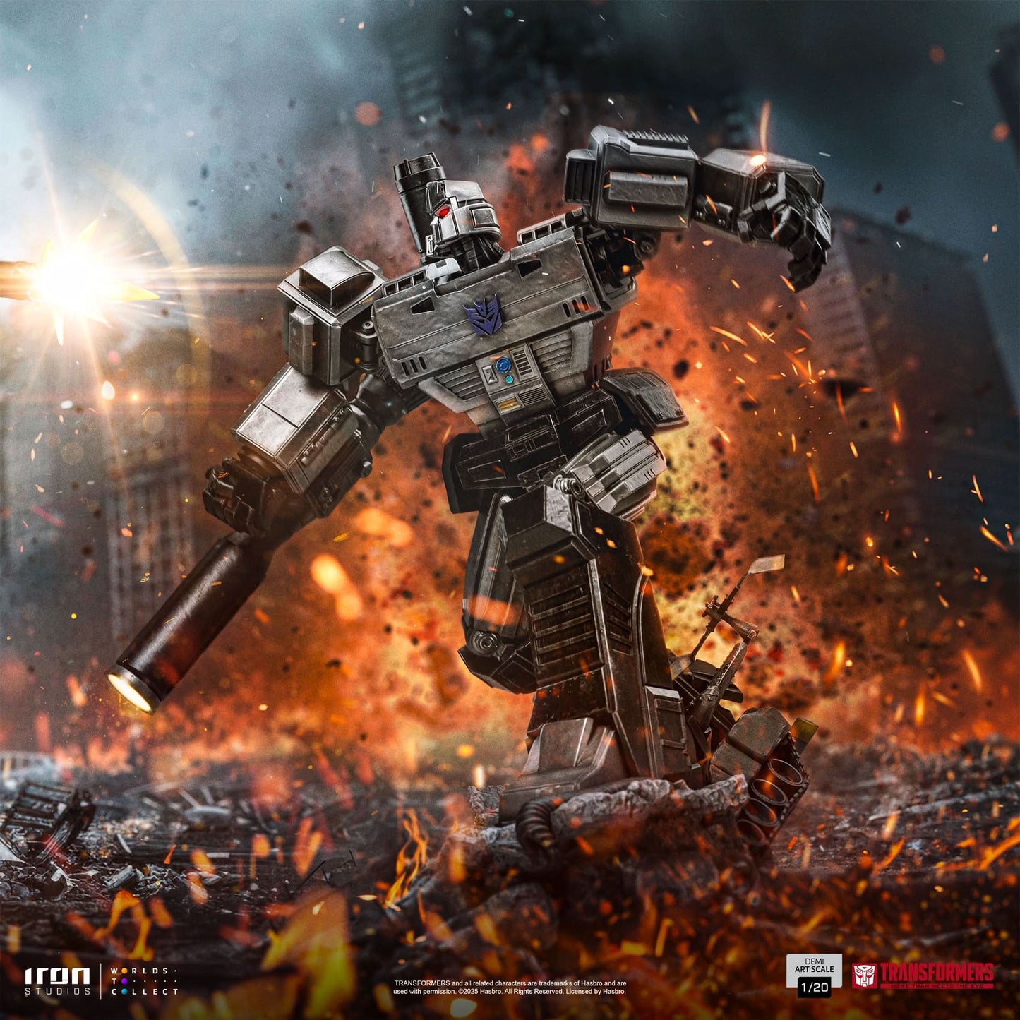 Pre-Order - Megatron Statue - Transformers - 1/20 Demi Scale - Iron Studios