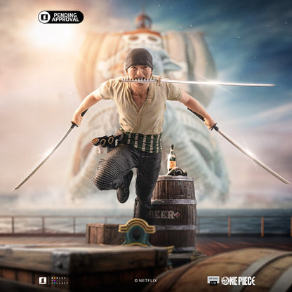 Pre-Order - Roronoa Zoro Statue - One Piece - Art Scale 1/10 - Iron Studios