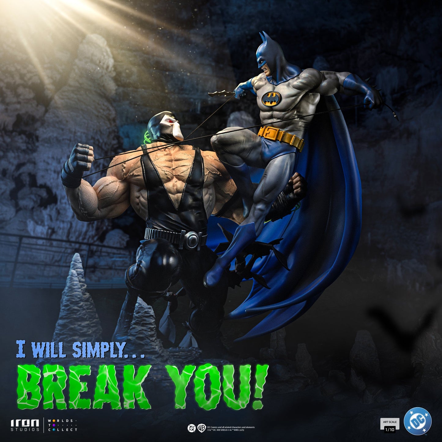 Batman vs Bane Statue - DC Comics - Art Scale 1/10 - Iron Studios
