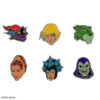 Set of 6 Masters of the Universe Pins
