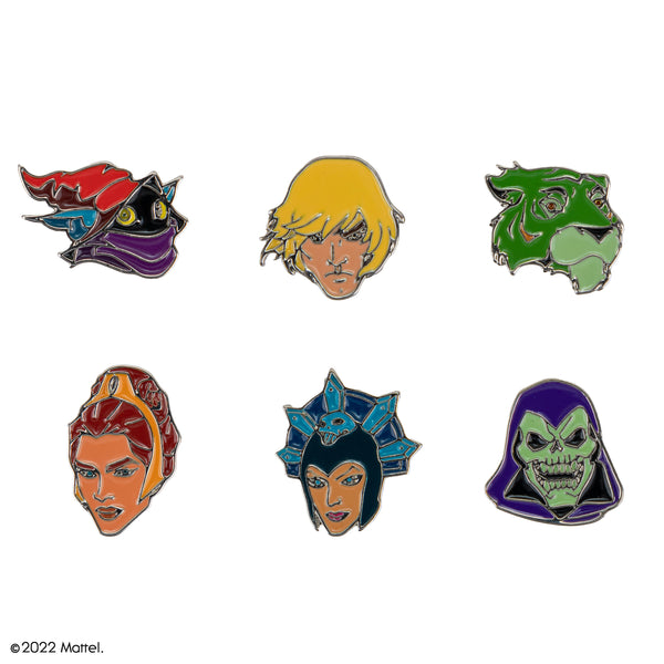 Set of 6 Masters of the Universe Pins
