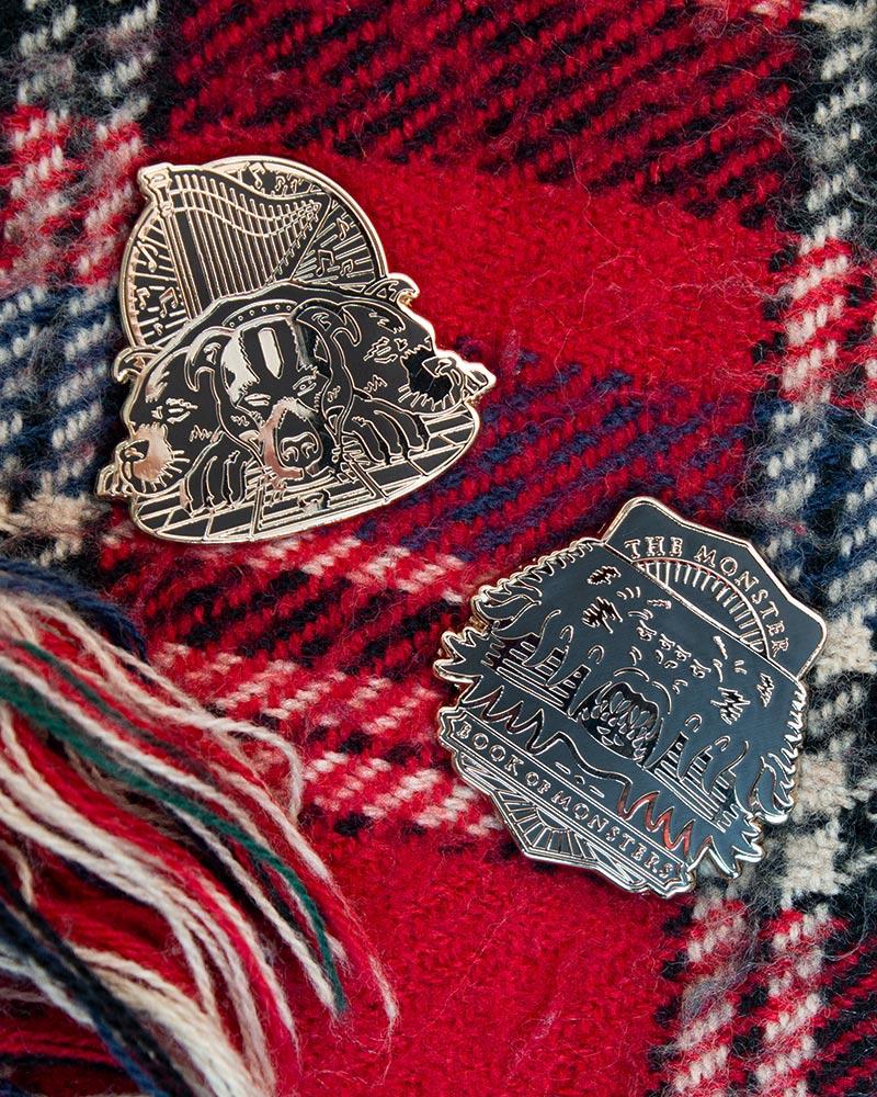 PINS HARRY POTTER SET 1.1 - TUFFU & THE BOOK OF MONSTRES