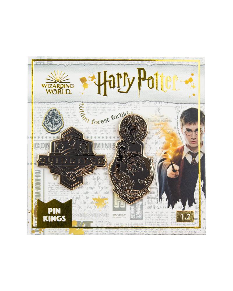 Pin Harry Potter lot 1.2 - Quidditch et Pattenrond