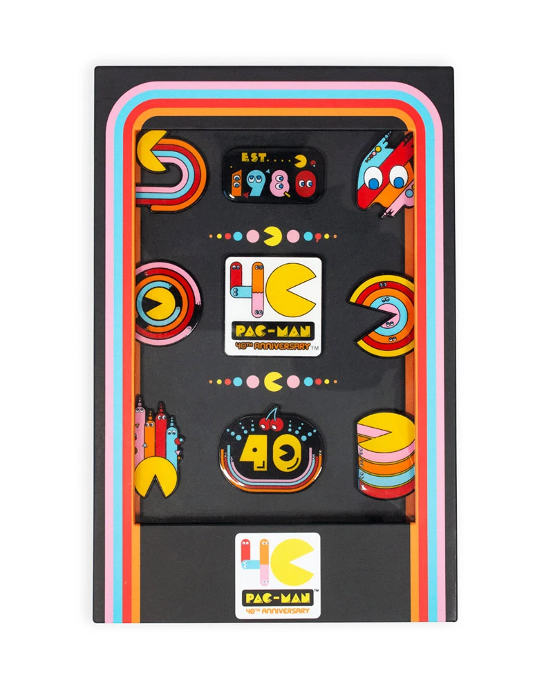Set de Pin’s PAC-MAN - 40e Anniversaire