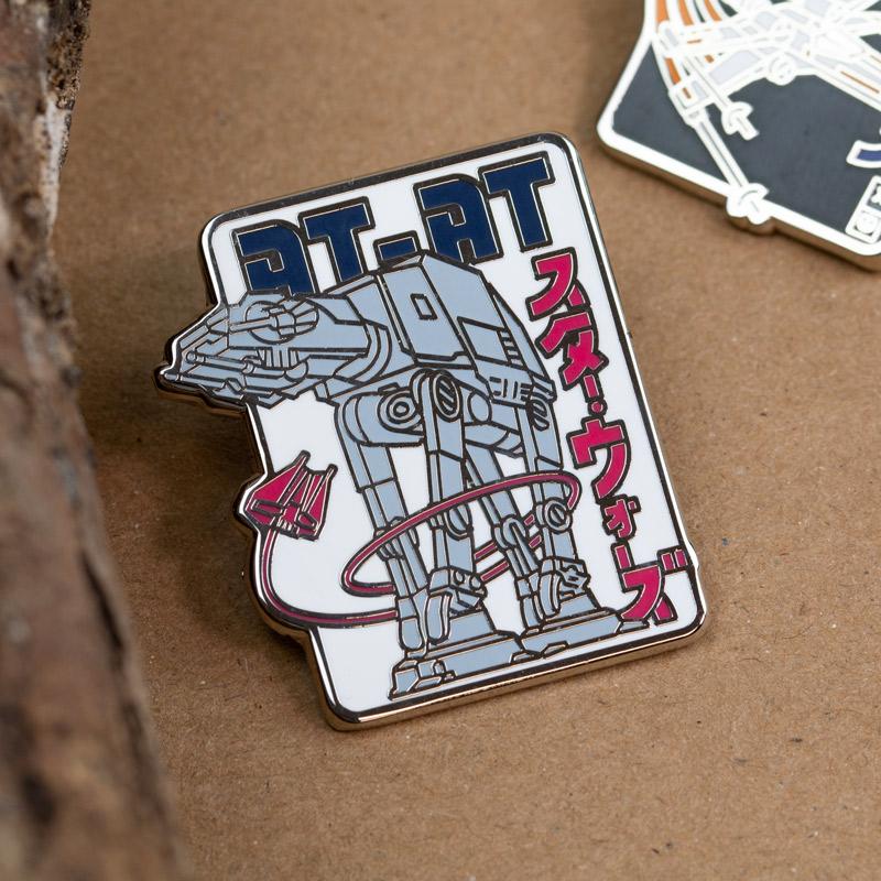 Pin's Star Wars Set 2.1-X-Wing and AT-AT