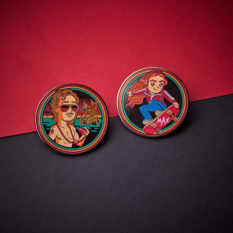 Pin's Stranger Things Set 1.2 - Billy et Max