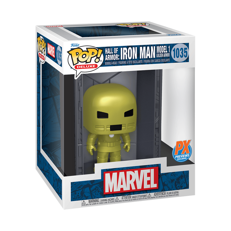 Pop! Deluxe Hall of Armor: Iron Man Model 1 Golden Armor 