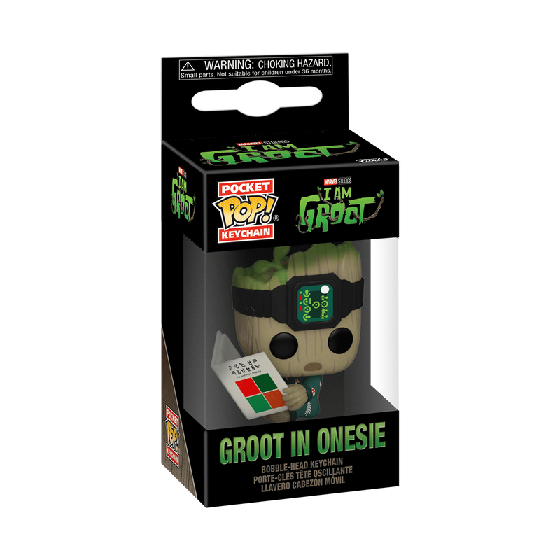 Pop! Sleutelhanger Groot in pyjama met een boek