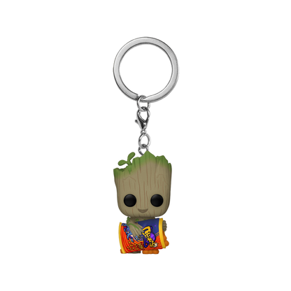 pop keychain groot avec cheese puffs