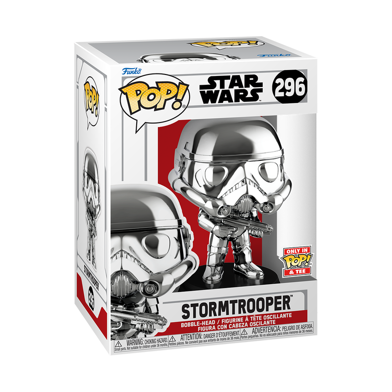Stormtrooper "Chrome" - Pop! & T-shirt 