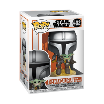 pop the mandalorian flying with jet pack 402