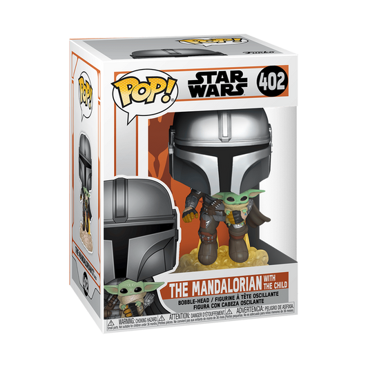 pop the mandalorian flying with jet pack 402