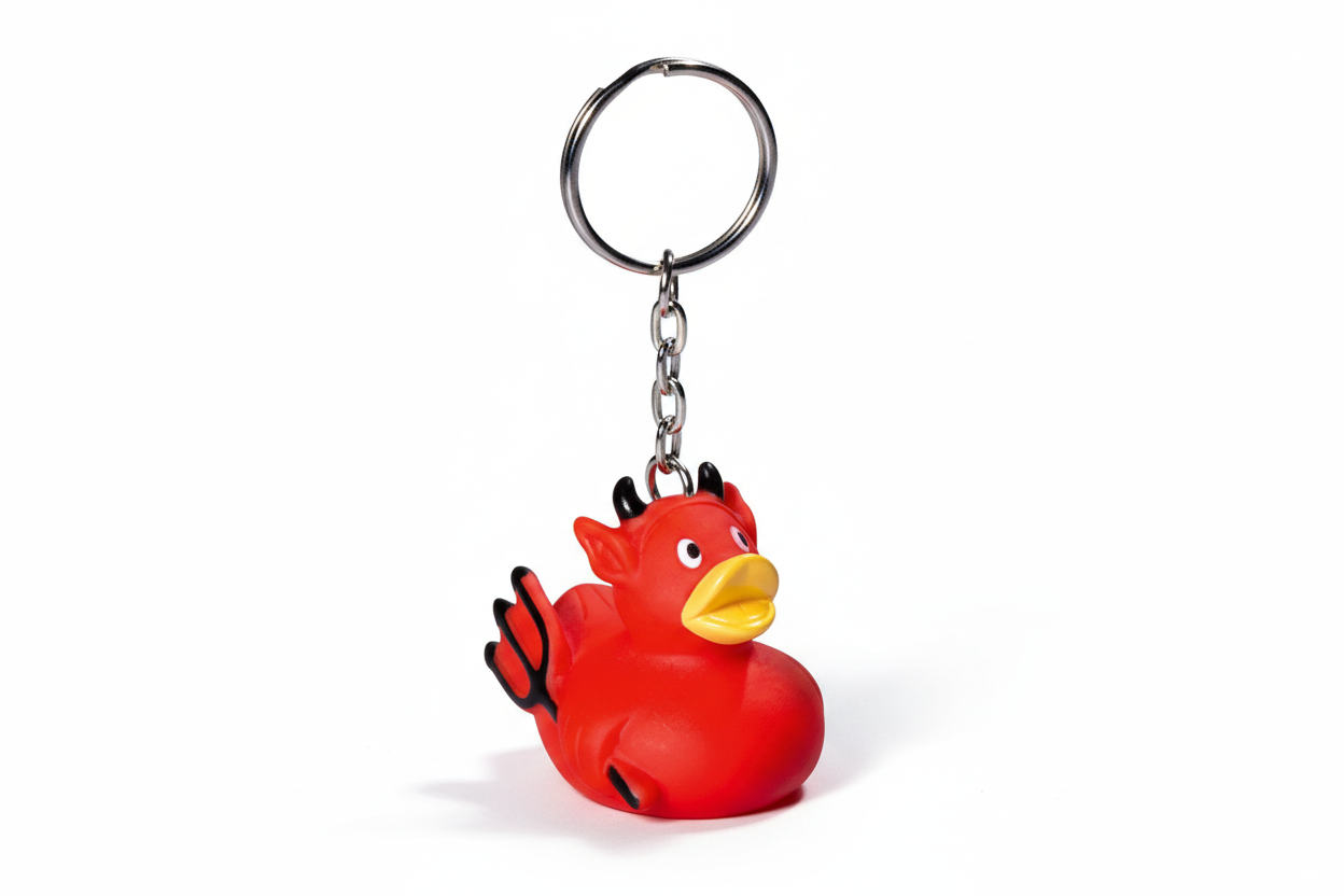 Devil Duck keychain