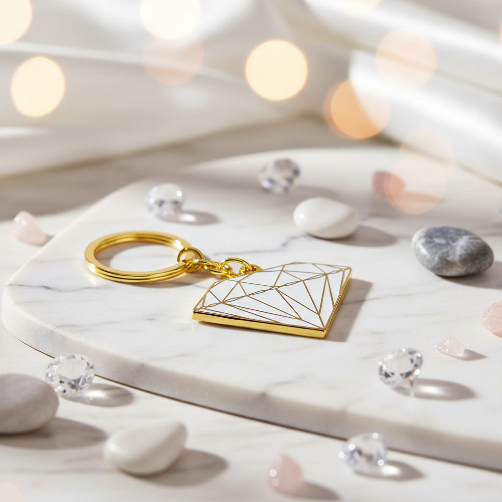 Diamanten sleutelhanger
