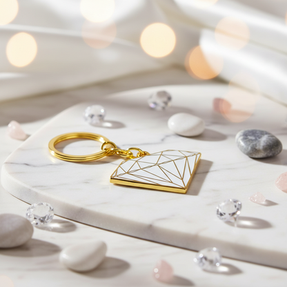 Diamanten sleutelhanger