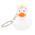 Porte-clés Canard Licorne Blanche