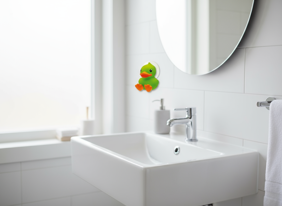 Green duck toothbrush